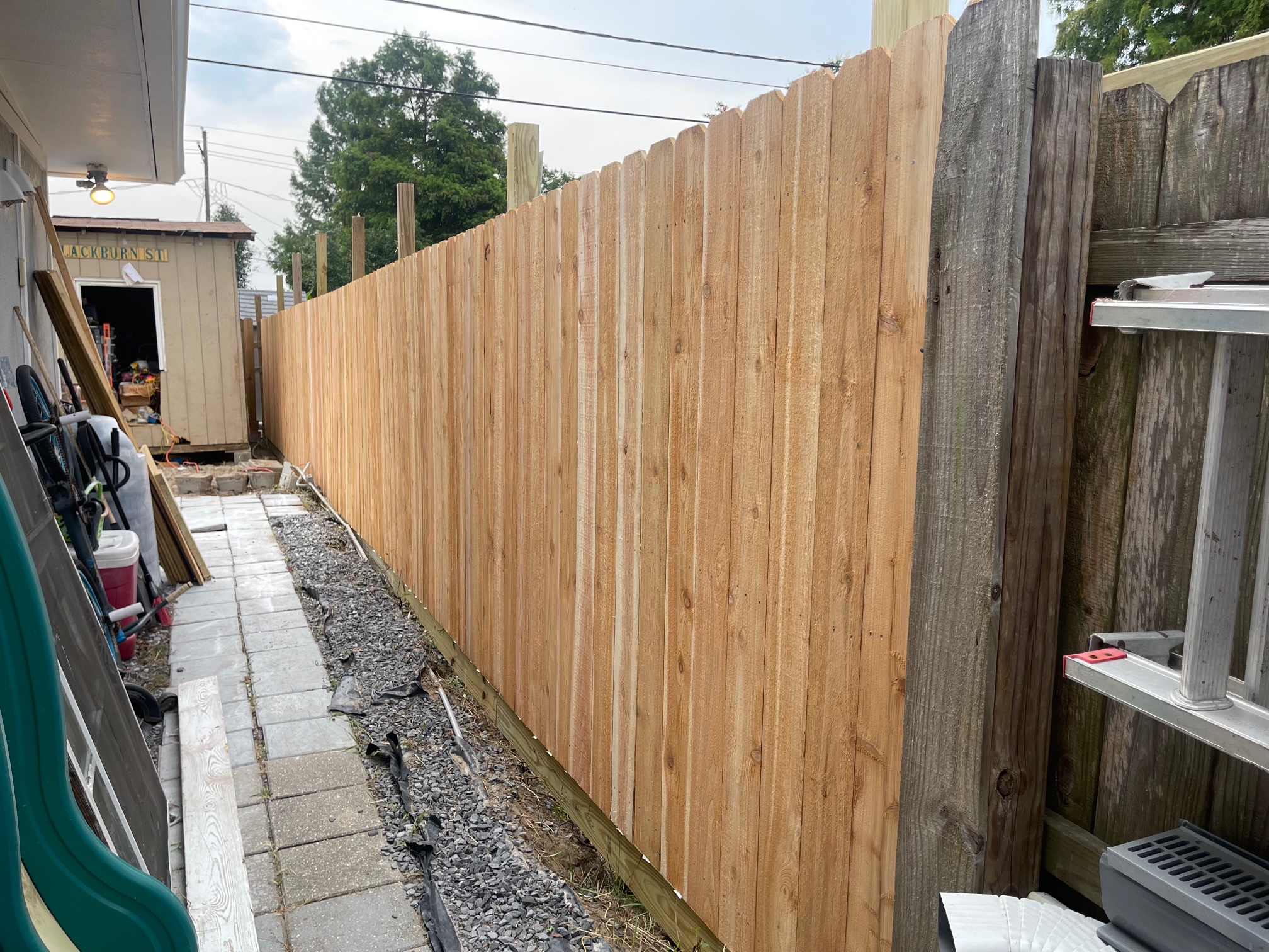 Fence building