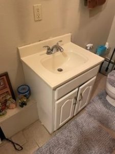 Install Bathroom Vanity And Fixtures