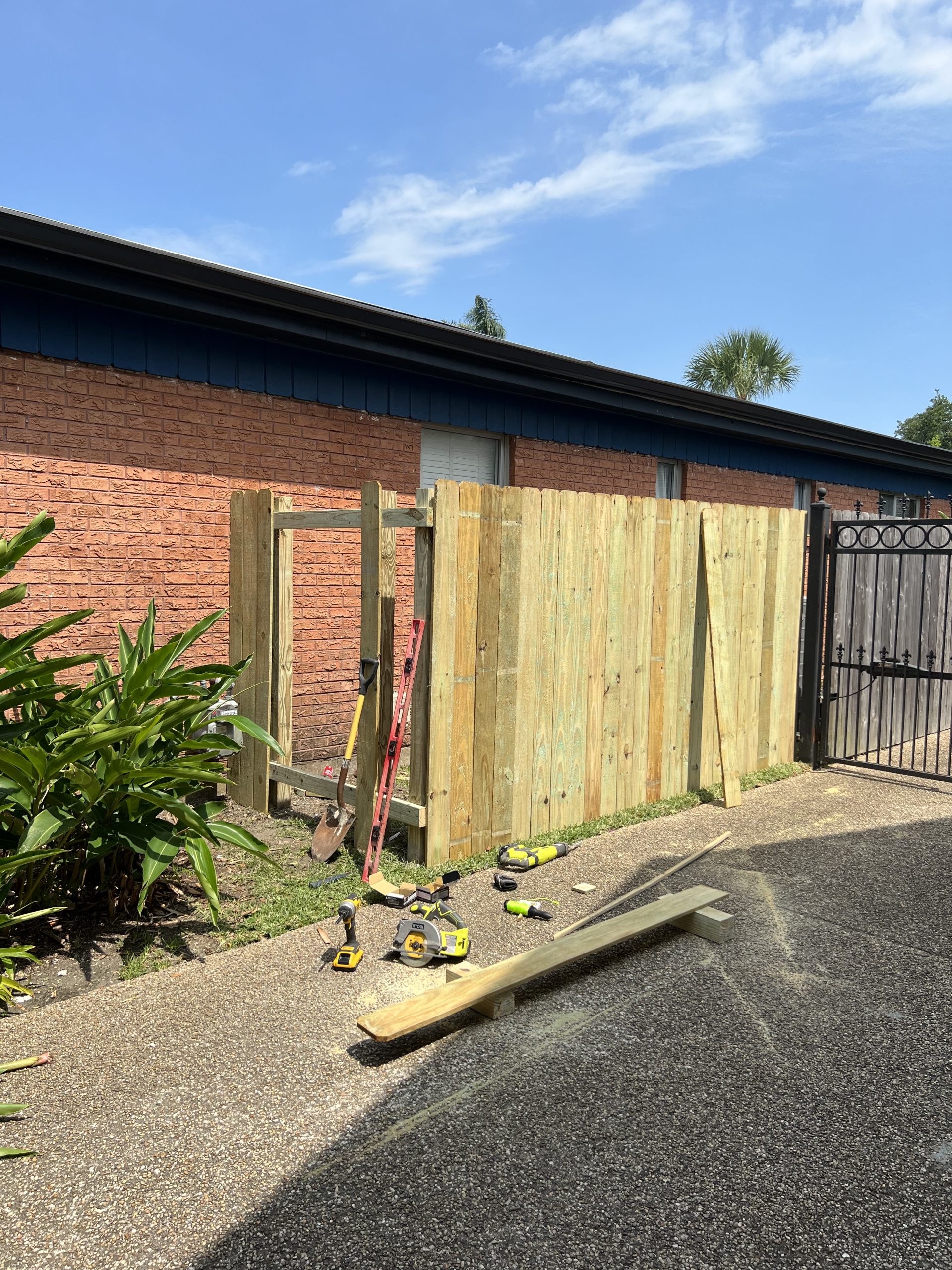 Extension To Fence and Added A Gate