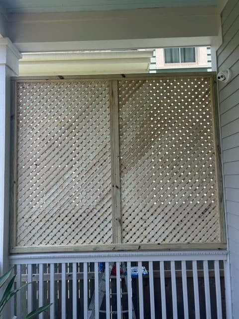 Outdoor Privacy Fence