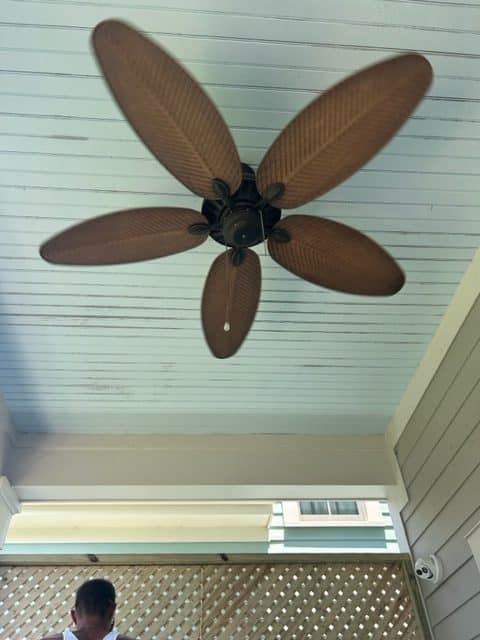 Install Porch Ceiling Fan