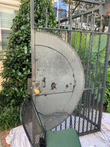 Sand And Paint Iron Gate