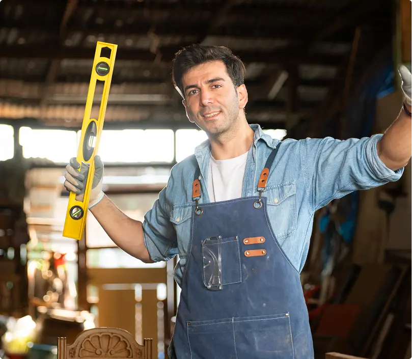 portrait-of-a-carpenter-holding