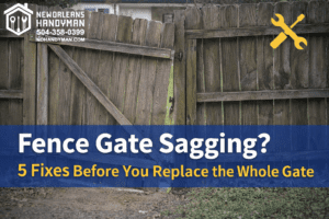 fence gate repair new orleans handyman